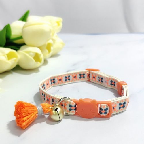 Anti-suffocation Safety Buckle Cat Collar Tassel Bell Adjustable Anchor Chain Rope Anti-suffocation Safety Buckle Cat Collar Tassel Bell Adjustable Anchor Chain Rope